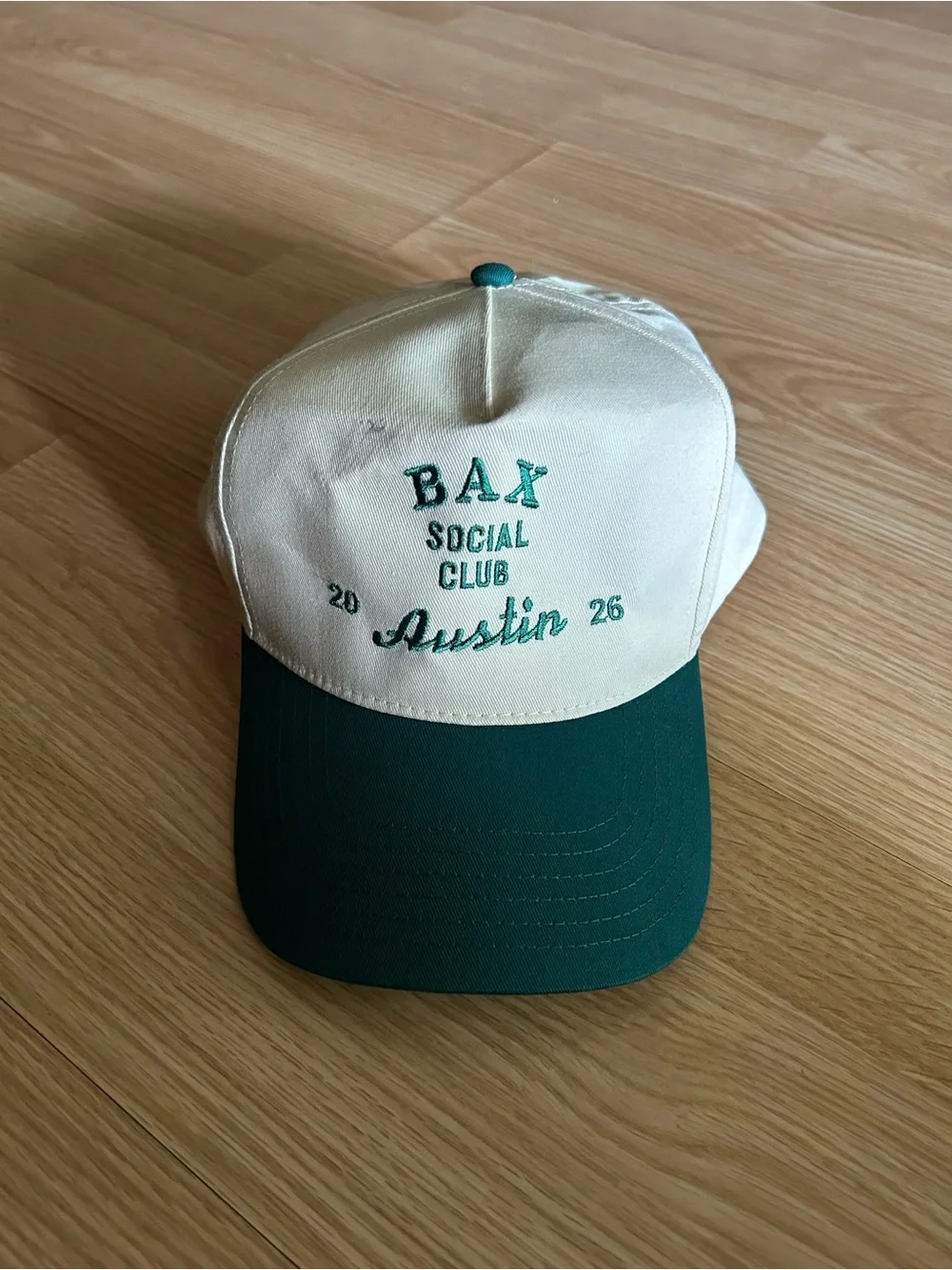 Bax Social Club Austin Crème SnapBack Hat